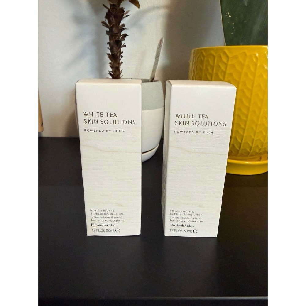 Elizabeth Arden White Tea Skin Solutions  Bi-Phase Toning Lotion x2